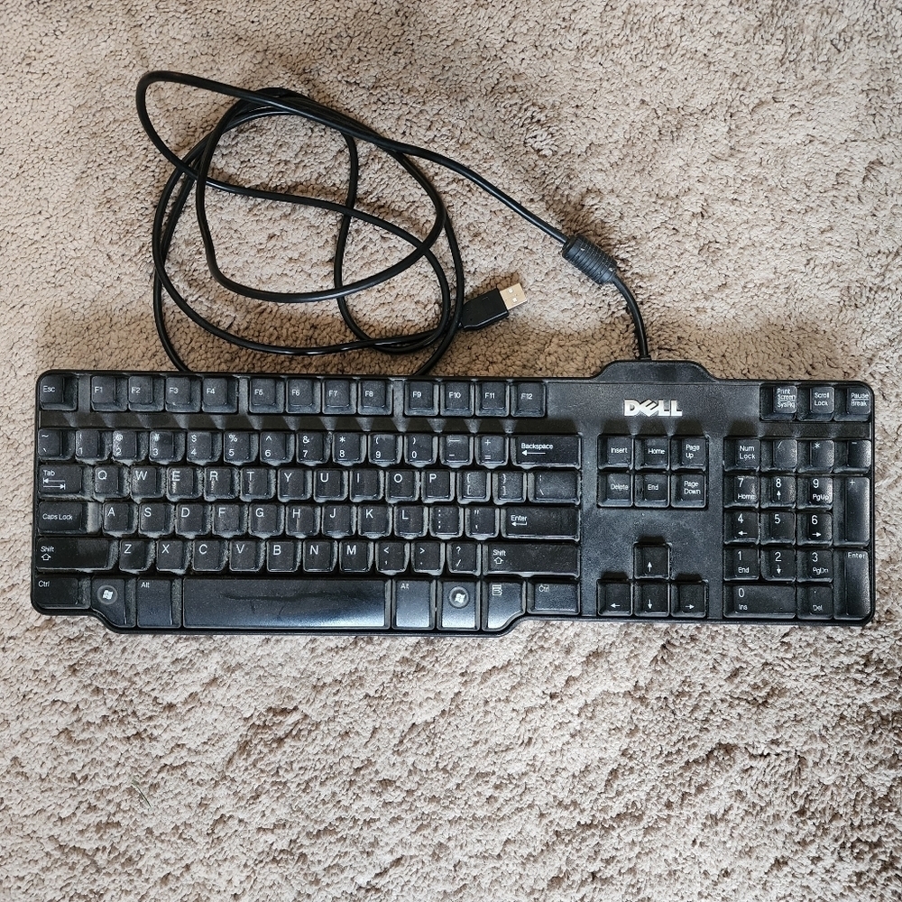 Dell Computer Keyboard Model SK-8115 Black